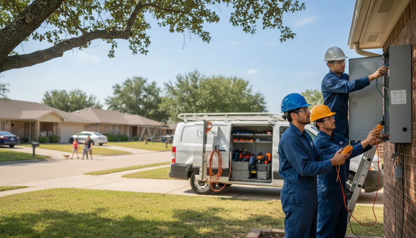 Certified electrician providing emergency electrical services in Fort Dodge, IA